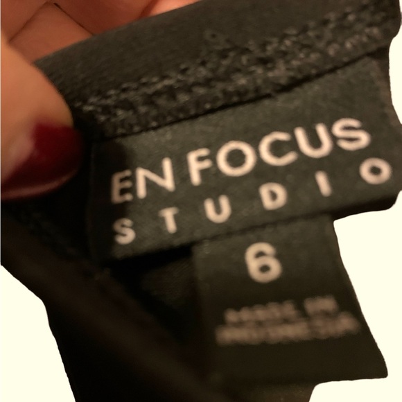 En Focus Studio Womens Halter Empire Maxi Dress With Metal Accessory Size 6 - Picture 5 of 5